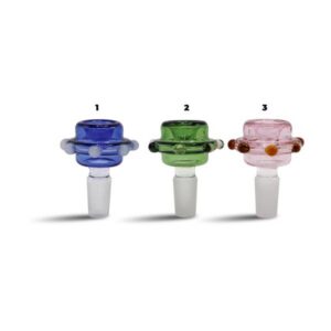 Bowl de Vidrio Anillo Corona 14mm Macho