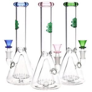 Bong Vidrio SeshGear Percolador de Cono 10" 14mm F