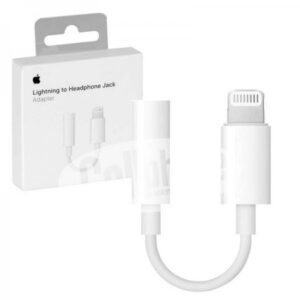 Adaptador Marca iPhone a Jack 3.5 Blanco