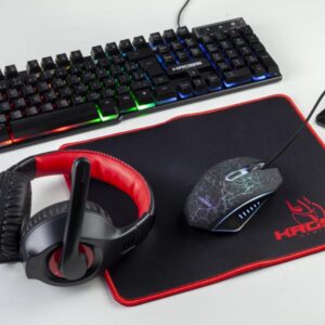 Kit Kross Gaming KEGK5150 5 en 1 Negro