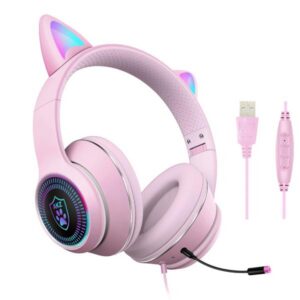 Audífonos Orejas de Gato USB AKZ-023