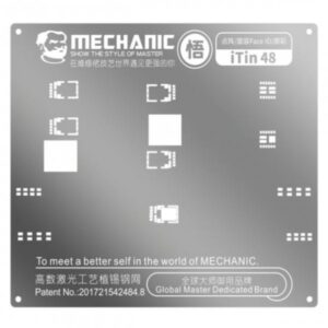 Stencil MECHANIC Para Proyector de Puntos/ Face ID iTin 48