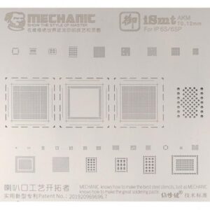 Stencil BGA Reballing MECHANIC iSMT 02 6S/6SP