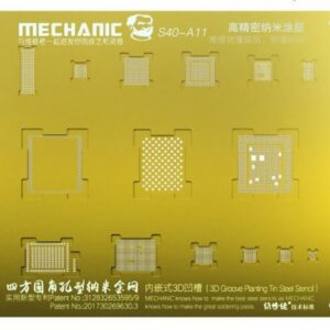 Stencil BGA Reballing 3D MECHANIC S40-A11 (8G/8P/X)