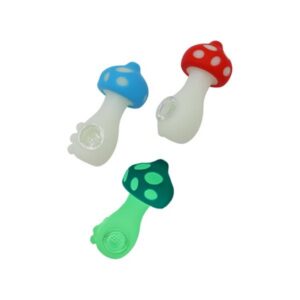 Pipa de Silicon Mushrooms / 4.7"