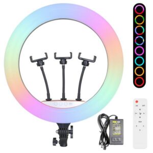 Aro de Luz + Tripode MJ56 56 cm RGB