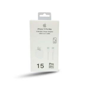 Cargador 2 en 1 Tipo C marca iPhone 35w serie 15/16