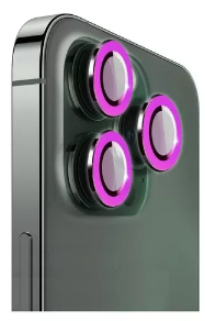 Temperado / Vidrio Camara Aro individual Rainbow iPhone 12 pro max