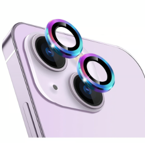 Temperado / Vidrio Camara Aro individual Rainbow iPhone 14
