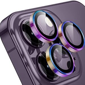 Temperado / Vidrio Camara Aro individual Rainbow iPhone 14 pro