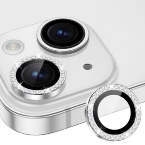 Temperado / Vidrio Camara Aro individual Glitter iPhone 15