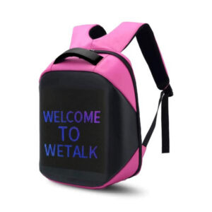 Bulto/ Mochila LED T3 HD Rosado