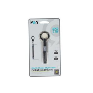Cable Clip-On IVON Tipo C a Lightning 27w