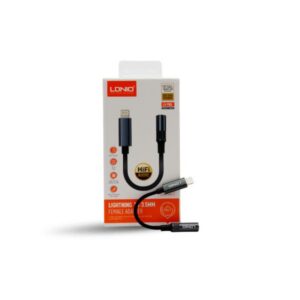 Adaptador LDNIO Lightning a Jack 3.5
