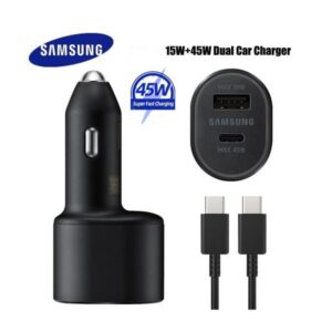 Adaptador Auto Marca Samsung PD + USB 45W