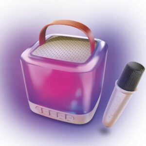 Bocina / Parlante COBY Mini Karaoke RGB CKS132