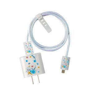 Protector de Cable y Cubo Transparente Iphone 20w/ 25w/ 35w