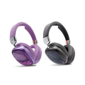 Audífono/ Diadema Bluetooth Aqua Glitter WH45