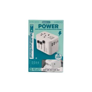 Adaptador de Viaje Remax RP-U11 UK/US/EU/AU/CN