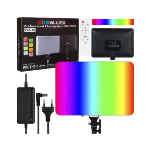 Luz Cuadrada PM36 RGB Incluye Tripode