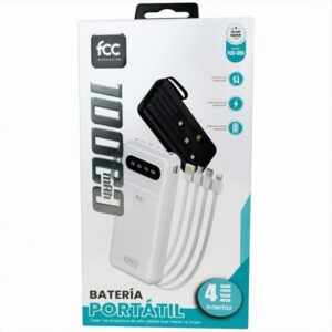 Batería Externa / Power Bank FCC-355 10 000 mAh