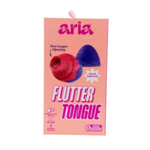 ARIA FLUTTER TONGUE-PURPLE 4.25"