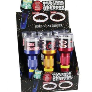 Picadora Tabacco Chopper de aluminio de mano con Batería