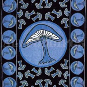 Tapiz Hongos Azules / 55 "x83"