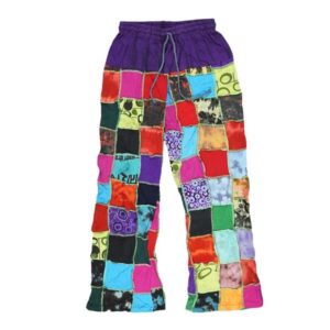 ThreadHeads Rainbow Patchwork Pants / 35"