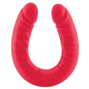 Ruse Silicone Double Headed Dildo-Cerise 18"