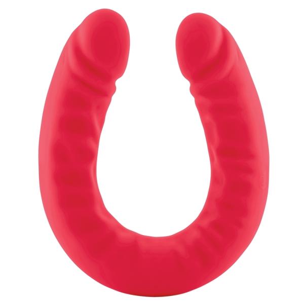 Ruse Silicone Double Headed Dildo-Cerise 18"
