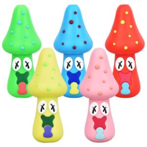 Pipa de Silicon Spacey Facey Mushroom / 3"