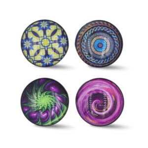 Picadora diseño variado de resina 4pcs/ 63mm