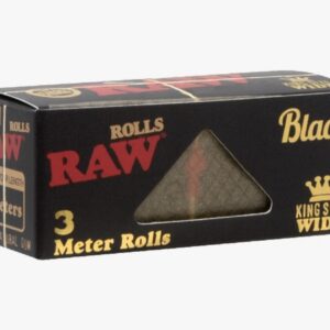 Rollo Raw CLASSIC BLACK King Size 3 de metros/ 12 x Caja