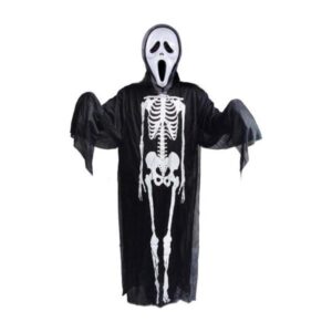 Disfraz/Traje de Adulto Esqueleto Poncho