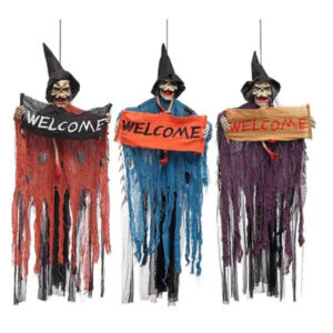 Brujas Esqueleto Colgante Welcome