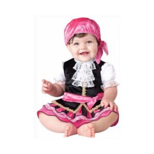 Disfraz/Traje de Bebe Talla S Niña Pirata T0014