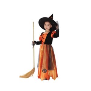 Disfraz/Traje de Niña Calabaza Bruja G0116
