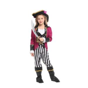 Disfraz/Traje de Niña Pirata Brillante G0329