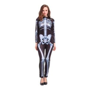 Disfraz/Traje de Mujer Adulto Esqueleto W0215