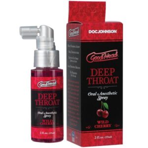 GoodHead Deep Throat Spray 2oz 1360-17-BX Wild Cherry