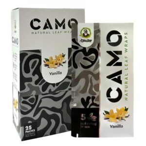 Blunt Wraps Camo Natural ((5 papeles)/ 25 x Caja
