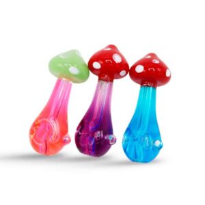 Pipa de Vidrio Glicerina Shroom / 4.75"