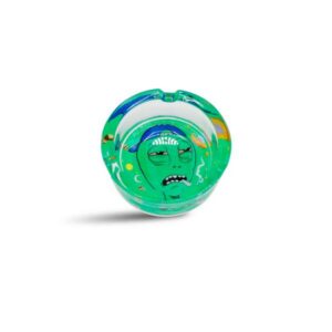 Cenicero de Vidrio Redondo Alien 3.5"