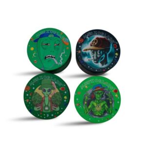 Picadora Aluminio Alien 4pcs 100mm