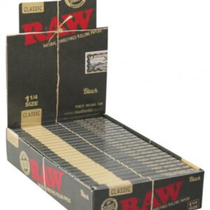 Boletas RAW Negra - 1 1/4 " (50 Papers)