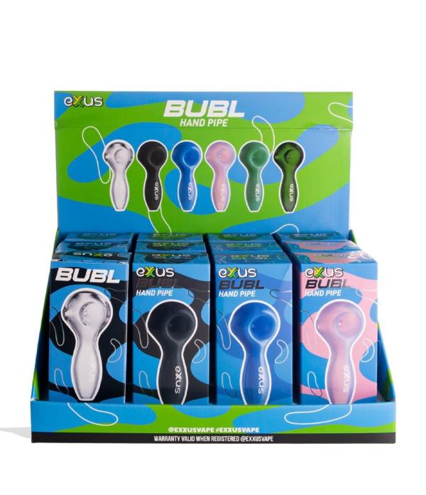 Pipa de Vidrio Exxus Bubl/ Cave/ Wand