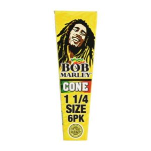 Conos Bob Marley de Cáñamo Preenrollados 1 1/4 (6 Conos)